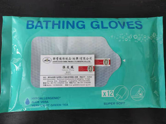 Găng tay tắm nha đam siêu mềm không gây dị ứng Trà xanh rất nhẹ