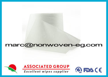 Vải cotton không dệt Spunlace trơn 40gsm 30% Visocose / Rayon và 70% Polyester
