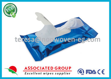 Individually Wrapped Antibacterial Wet Wipes Portable Hypoallergenic Formula For Kids