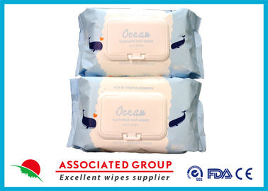 Ultra Thick Fabric Baby Wet Wipes , Water Baby Wipes For Cleaning Baby ' S Body
