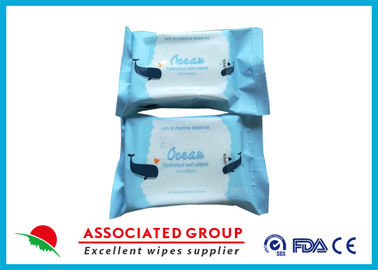 Ultra Thick Fabric Adult Wet Wipes With Rich Marine Essence Ocean Hydrated