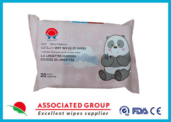 20Pcs Máy rửa mặt ướt gia đình cho người lớn