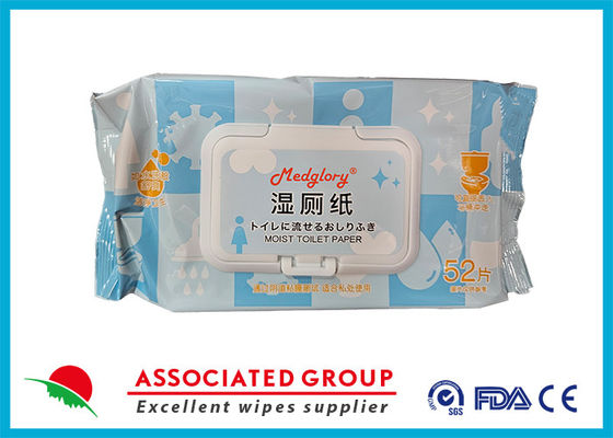 Bụi ướt nhà vệ sinh có thể xả ISO được xác nhận, an toàn để xả.