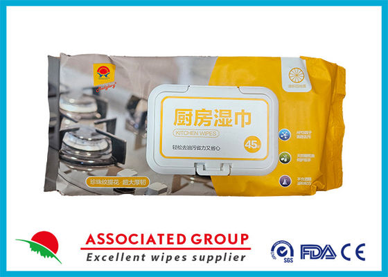 Dọn dẹp gia đình khăn lau ướt khăn bếp khăn bếp với yếu tố Apg hiệu quả khử độc Dầu ô liu tự nhiên