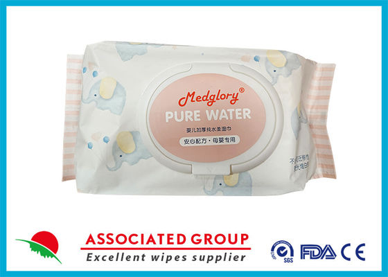 Nước tinh khiết đậm chất khăn lau trẻ em thơm nhẹ không có mùi thơm Hipoallergenic và không có mùi