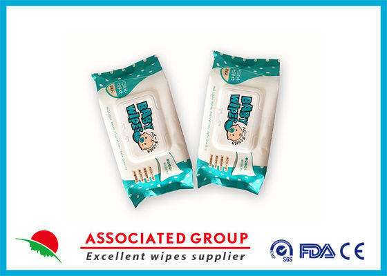 Vải mềm Cross chăm sóc da trẻ em khăn lau ướt Không kích thích 45g Trọng lượng Hipoallergenic cho da nhạy cảm
