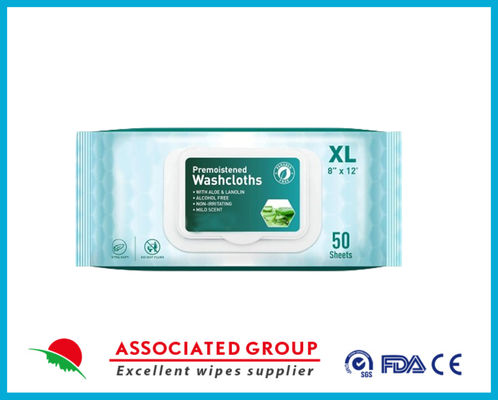 Một lần sử dụng XL vải rửa trước 50 tấm 8 