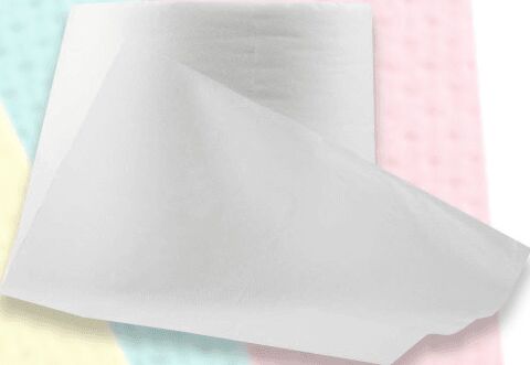 Spunlace Roll được sản xuất bởi máy Đức, cho lau ướt, lau khô, 100% viscose song song và Semi Cross Spunlace