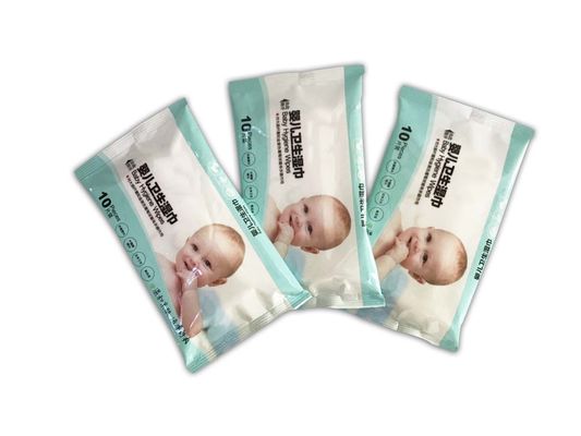 Khăn cảm giác Khăn ướt cho bé, Khăn giấy ướt 99% Dịch vụ OEM có thể phân hủy sinh học