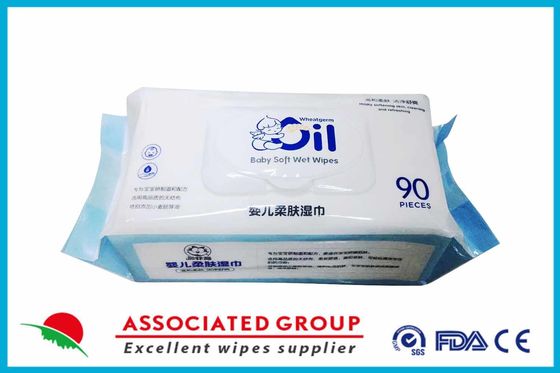 Công thức nhẹ Chăm sóc da cho bé Khăn lau không chứa cồn, Khăn lau vải hữu cơ mềm cho bé